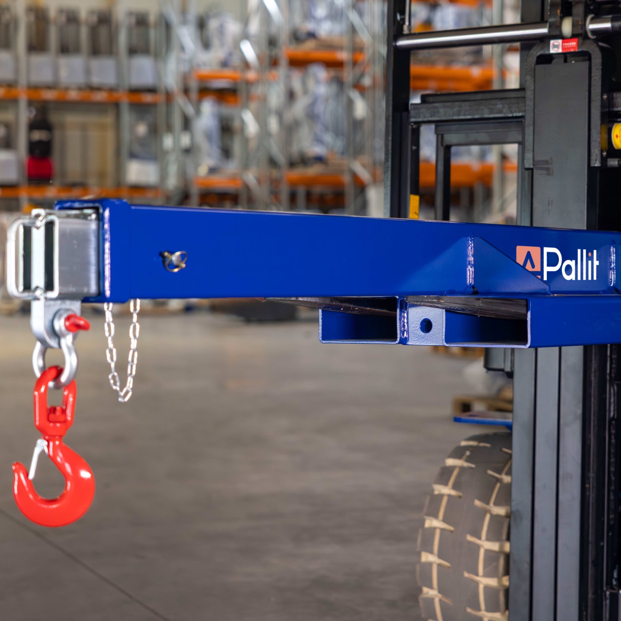 Extendable Forklift JIB-M Arm with 3465 mm