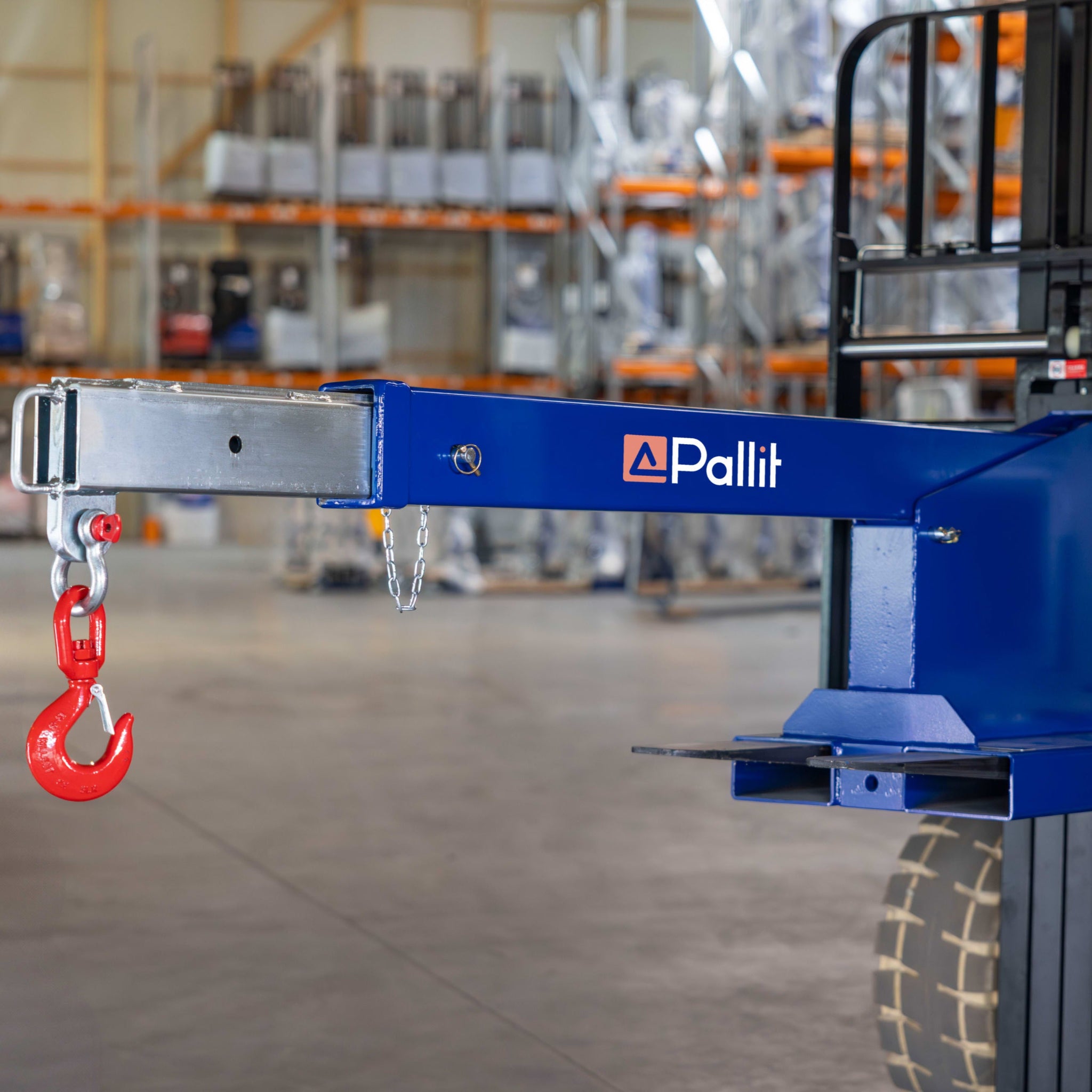 Extendable Forklift JIB-M Arm with 3465 mm