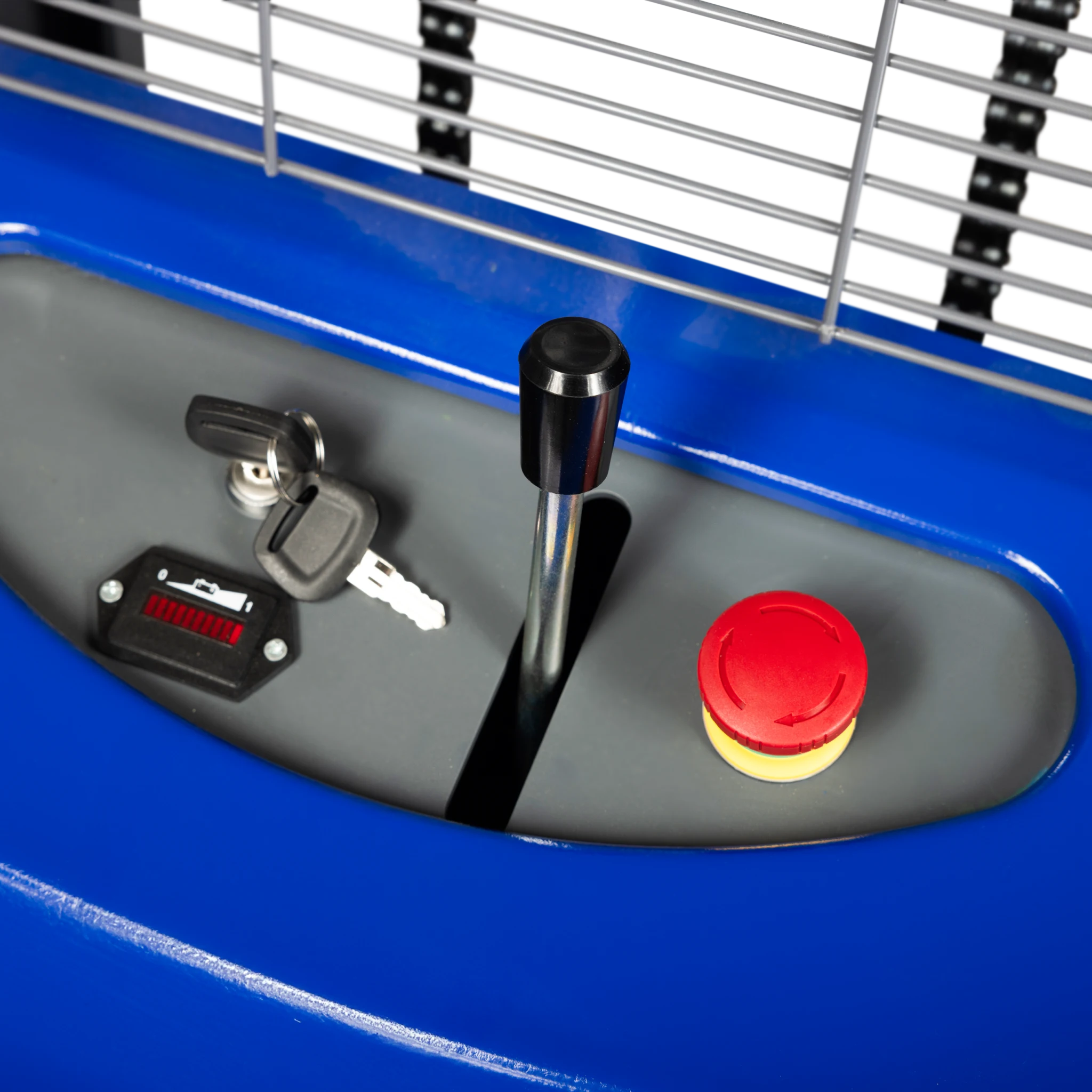 Transpallet elevatore semielettrico FLEX-E con forche regolabili