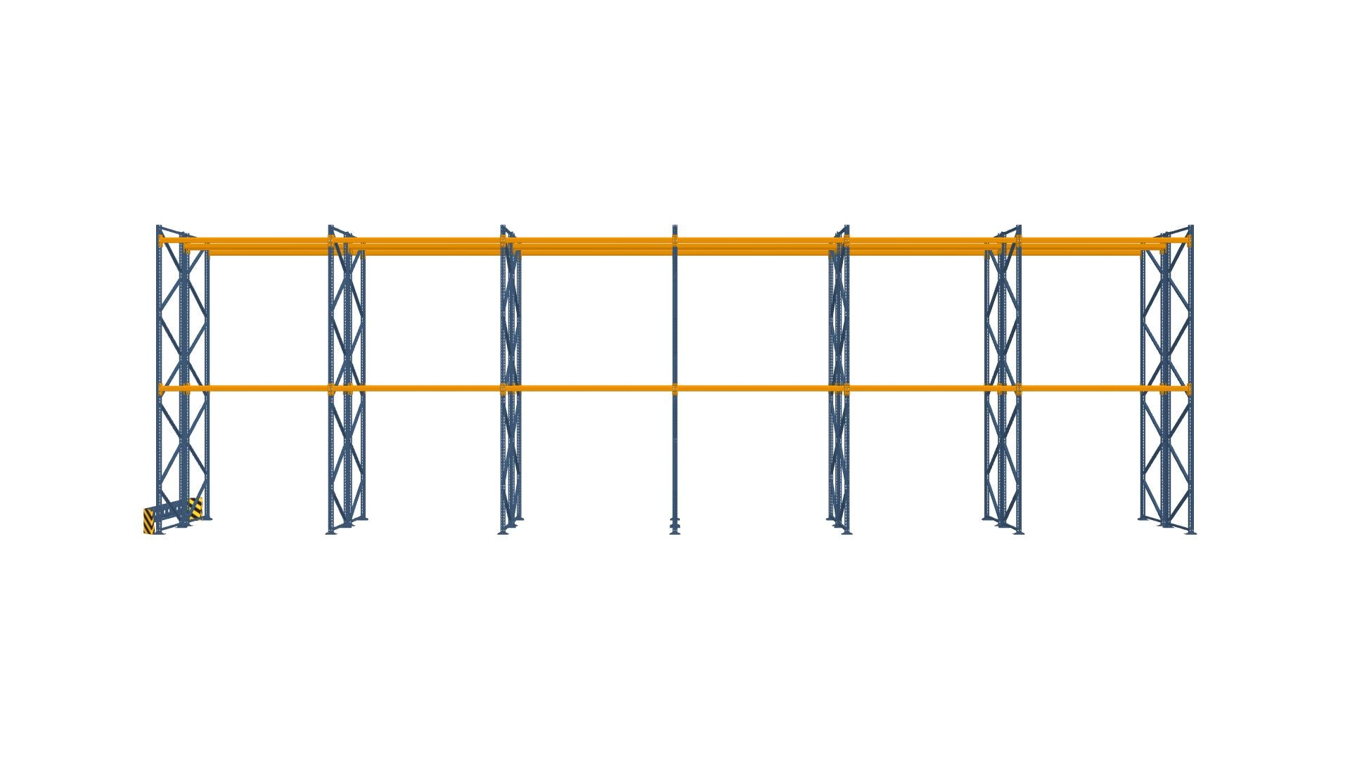 Konfiguration vom 19.11.2024 - 17.06 m x 5.00 m für 108 Paletten mit 500 kg