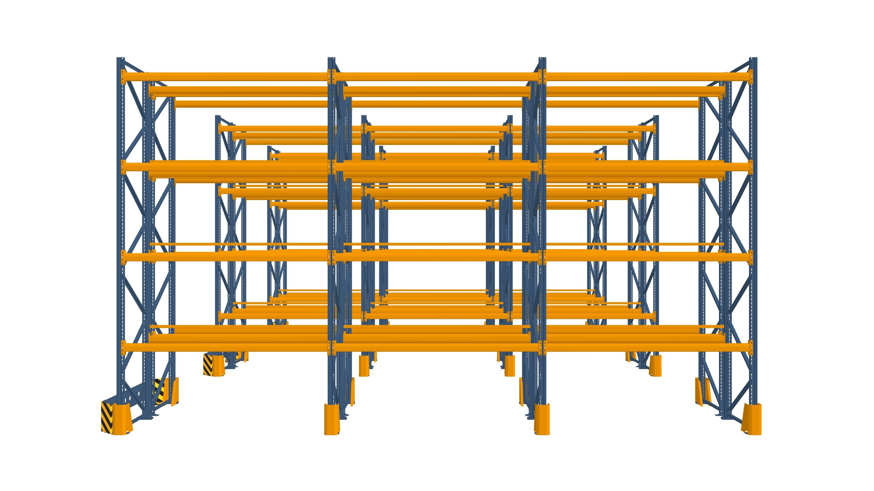 Konfiguration vom 20.11.2024 - 8.80 m x 5.00 m für 270 Paletten mit 1000 kg