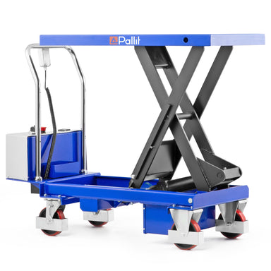 Carrello Sollevatore A Doppio Pantografo Fervi 0467 - Portata 350 Kg, Altezza 335-1300 Mm - Foto 9