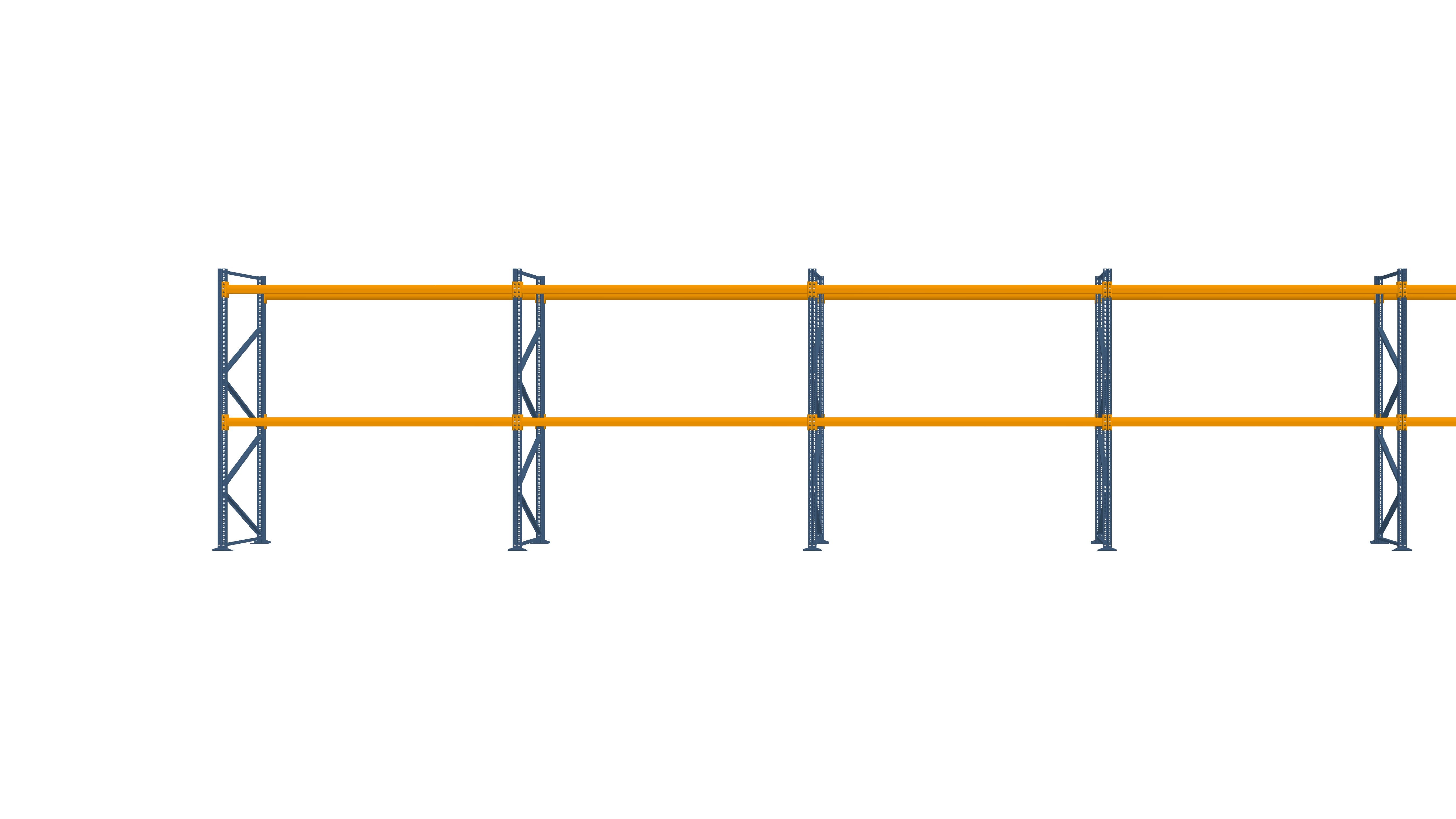 Konfiguration vom 16.11.2024 - 14.08 m x 3.50 m für 45 Paletten mit 700 kg